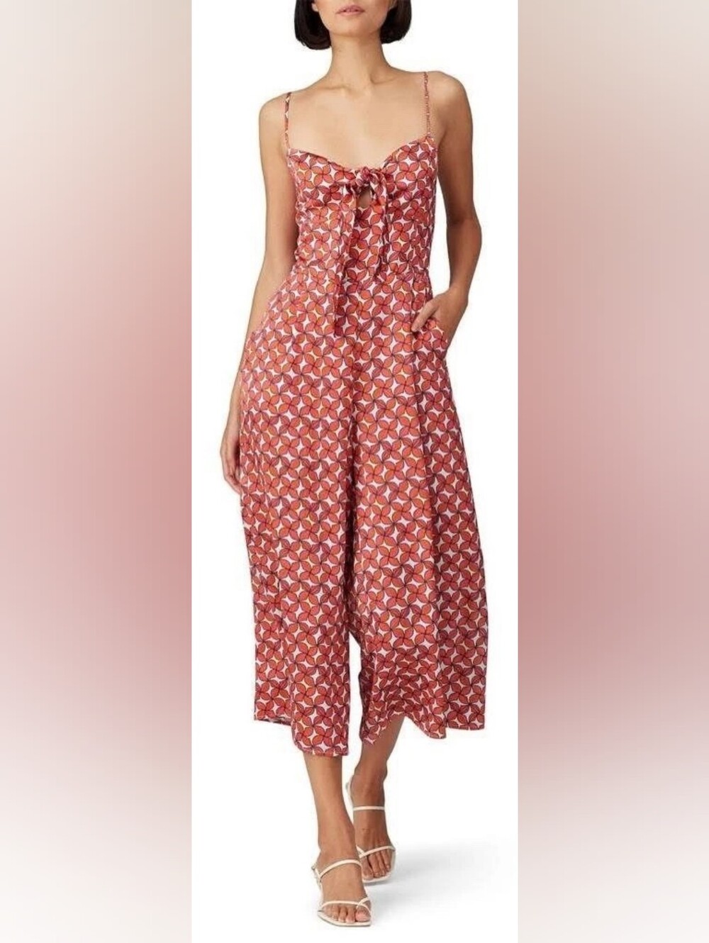 Haney Bea Wide Leg Printed Jumpsuit